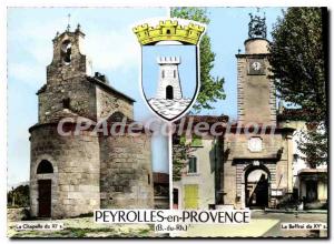 Postcard Modern Peyrolles en Provence B Rh The Chapel of The Belfry XI XV