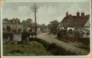 Little Stukeley Cambridgeshire Cross Roads c1910 Postcard