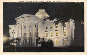 North Carolina State Capitol, Night Raleigh, North Carolina NC