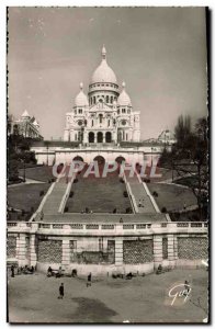 Postcard Paris And Its Wonders Modern Basilica of Sacre Coeur in Montmartre a...