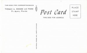 Thomas A Edison and his Ford Ft Meyers Florida