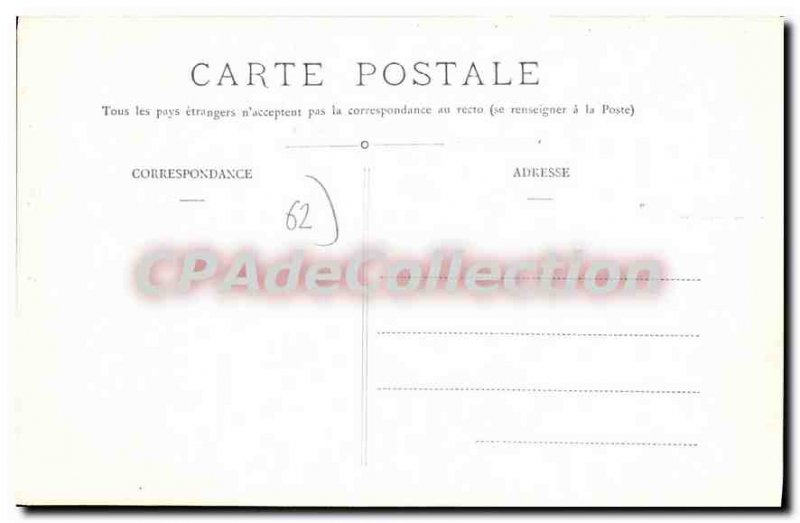 Old Postcard Calais Tour Du Guet