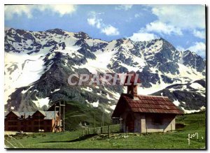 Postcard Modern Lautaret snow Pics