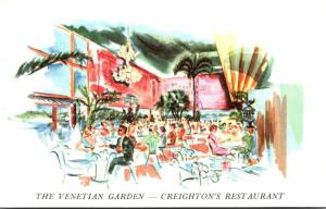 Florida Fort Lauderdale Creighton's Restaurant Venetian Room