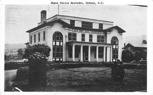 State Police Barracks Sidney, New York Postcard
