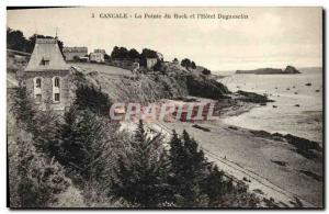 Old Postcard Cancale Pointe du Hock and Hotel Duguesclin