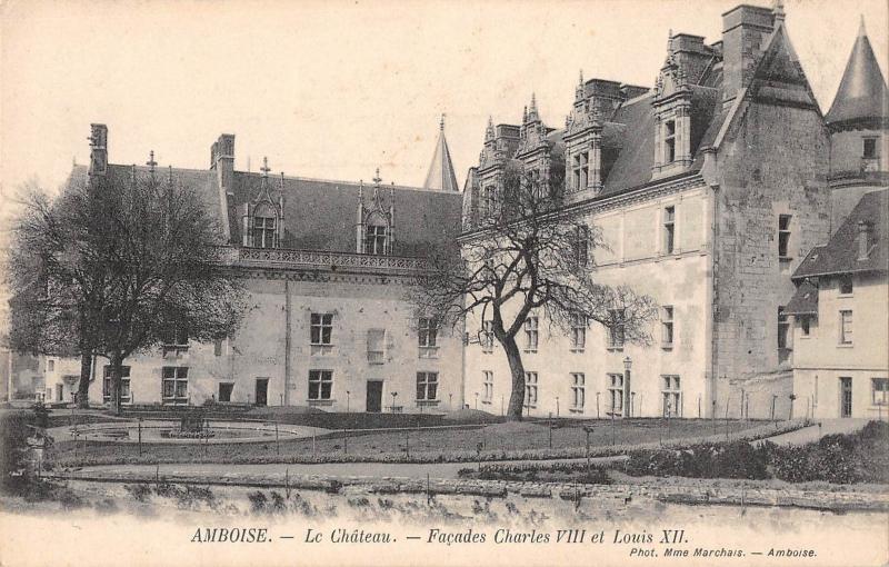 BR71300 amboise le chateau facades charles VIII  france
