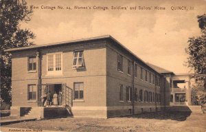 c.'10, Albertype,Women's No.24,Soldiers and Sailor Home,Quincy, IL,Old Post Card