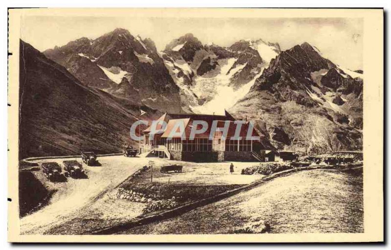 Old Postcard Dauphine Lautaret PLM chalet Meije