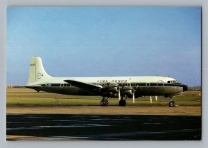 Aviation Airplane Postcard Lina Congo Airlines Douglas DC-6 TN-ABR Q11