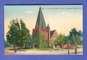 Alameda, California/CA Postcard, Christ Episcopal Church