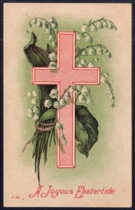 A Joyous Easter,Cross,Flowers