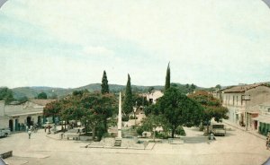 Vintage Postcard 1910's View of The Main Plaza Ixtapan de la Sal Mexico MX