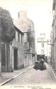 Rue Geoffroy Herbert Coutances France Unused 