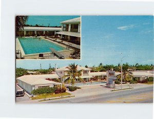 Postcard Aqua Motel & Apartments West Palm Beach Florida USA