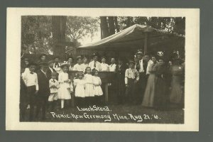 New Germany MINNESOTA RP 1910 CONCESSION STAND nr Silver Lake Waconia Mayer