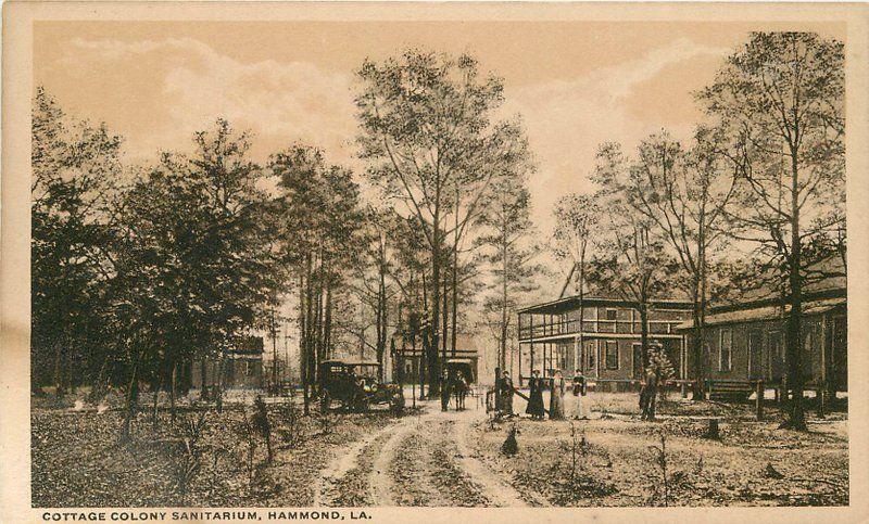 C-1910 Cottage Colony Sanitarium Hammond Louisiana Noah Arks postcard 193