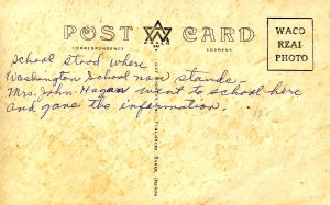 WA - Ellensburg. School Building    *RPPC