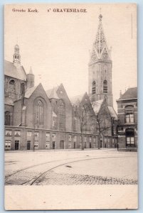 The Hague Netherlandds Postcard Great Church s' Gravenhague c1910 Unposted