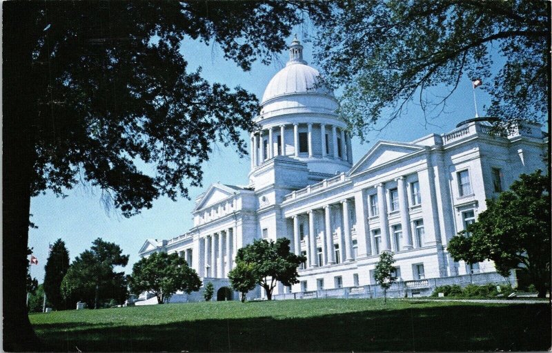 Arkansas State Capitol US Postcard UNP VTG Unused Vintage Chrome 