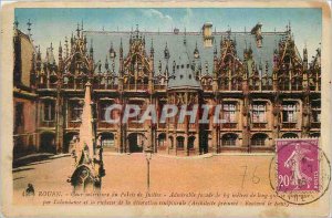 Old Postcard Rouen interior of the Palace of Justice Court Admirable facade 6...