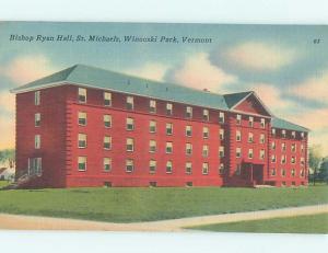 Linen BISHOP RYAN HALL Winooski Park - Near Burlington Vermont VT HM9380@