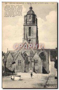 Postcard Old Bourg of Batz Church of the XV and XVI century