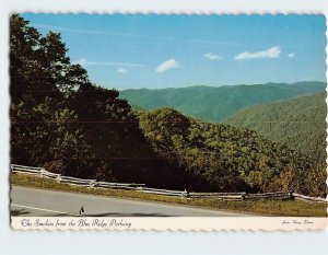 Postcard The Smokies from the Blue Ridge Parkway, North Carolina