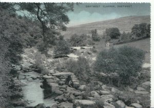 Devon Postcard - Dartmeet Clapper - Dartmeet - Ref AB2662