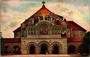 Memorial Church Stanford University California CA UNP 1910s DB Postcard