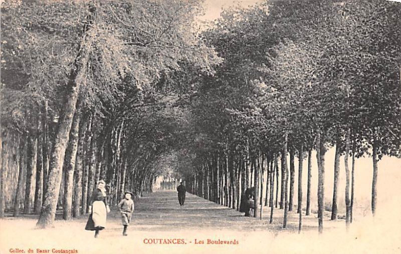 Les Boulevards Coutances France Unused 