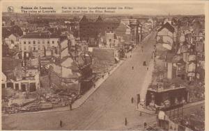 France Ruins At Louvain Station Street