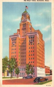 Vintage Postcard 1942 The Mayo Clinic Rochester Minnesota MT Geo W. Russel Pub.