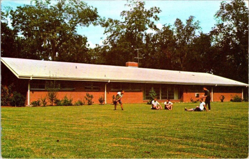 Lake Waccamaw, NC North Carolina  LIONS CLUB BOYS HOME Cottage~Games  Postcard