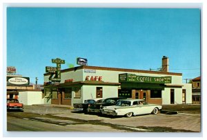 CARLS CAFE RESTAURANT GREYHOUND BUS DEPOT ELKO NEVADA NV POSTCARD (HO4)