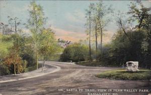 Missouri Kansas City Santa Fe Trail In Penn Valley Park 1911