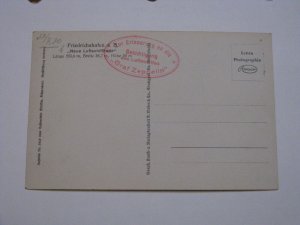 Postcard LZ 127 Graf Zeppelin Airship Handstamped Friedrichshafen 