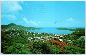 M-88001 General view of Charlotte Amalie St Thomas US Virgin Islands