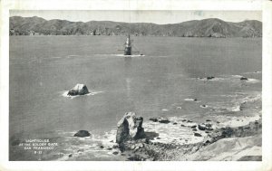 USA Lighthouse The Golden Gate San Francisco California Vintage Postcard 05.58