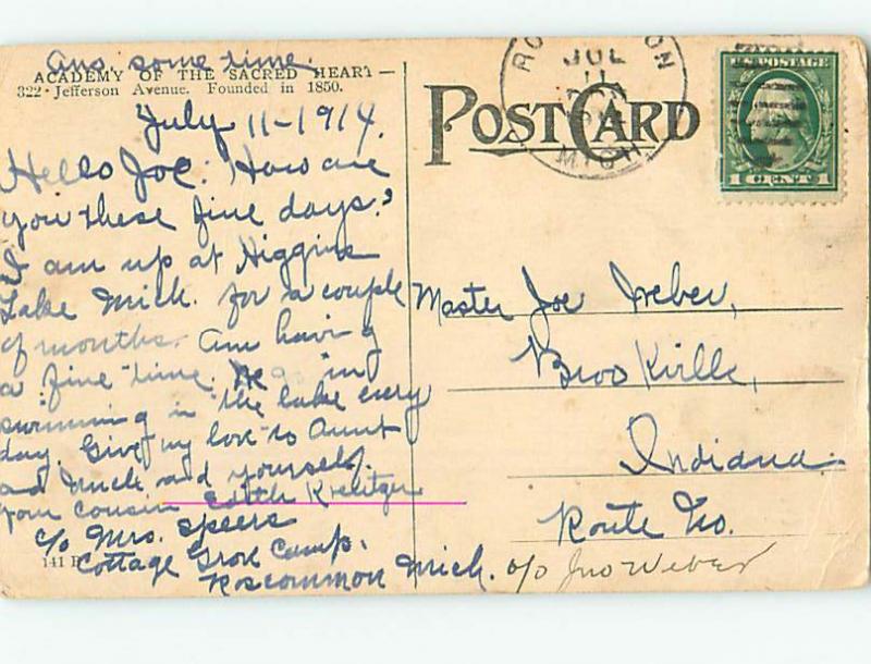 Divided Back SCHOOL SCENE Detroit Michigan MI J8680