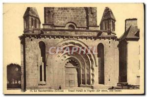 Old Postcard The Underground Grand Portal Of I & # 39Eglise