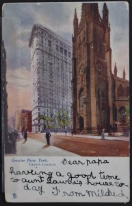 New York, NY - Trinity Church - 1906