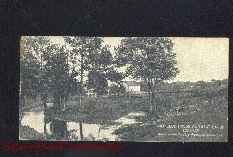 HERSHEY PENNSYLVANIA PA. GOLF CLUB COURSE GOLFING VINTAGE ANTIQUE POSTCARD