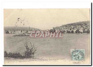 Caudebec-en-Caux Old Postcard General view taken from the left bank