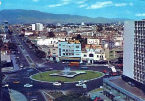 VINTAGE POSTCARD CONTINENTAL SIZE 1970s PANORAMIC VIEW OF LIMA PERU