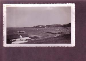 Vintage Photograph, 1956, Lakeside Cottages, Great 40's Cars