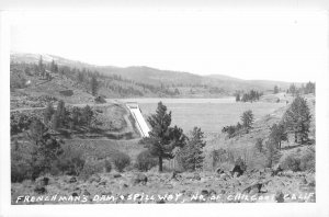 Postcard RPPC 1950s  Photo California Chilcoot Frenchman's Dam Spillway 22-13160