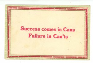 Wit & Wisdom - Success in Cans, Failure in Can'ts