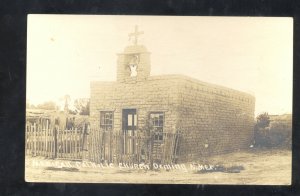 RPPC DEMING NEW MEXICO MEXICAN CATHOLIC CHURTH VINTAGE REAL PHOTO POSTCARD