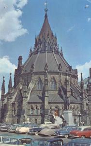The Parliamentary Library Ottawa ON Ontario House Of Parliament Postcard D10c